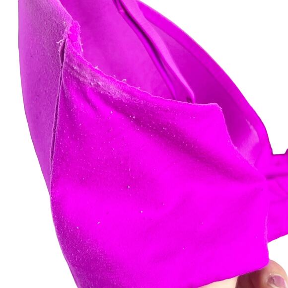 VICTORIA'S SECRET Lightly Lined Demi Bra Underwire Padded Fuchsia Pink Size 34DD - Picture 7 of 9